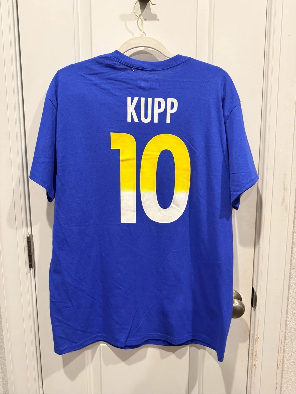 NWT NFL Los Angeles Rams Cooper Kupp #10 Team Apparel Graphic T-Shirt | Medium